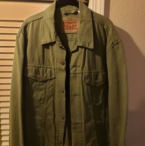 Levis Green Trucker Jacket
